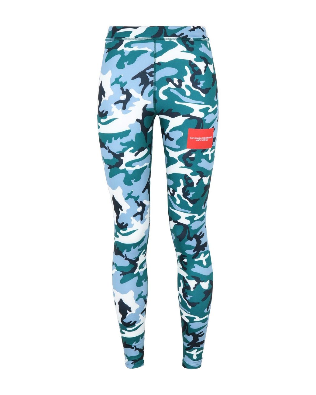 CALVIN KLEIN x ANDY WARHOL Synthetic Leggings in Emerald