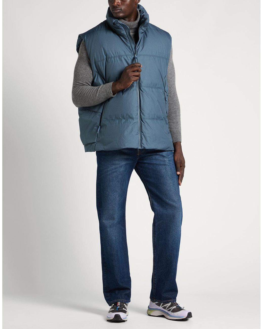 C P Company Blue Gilet for men