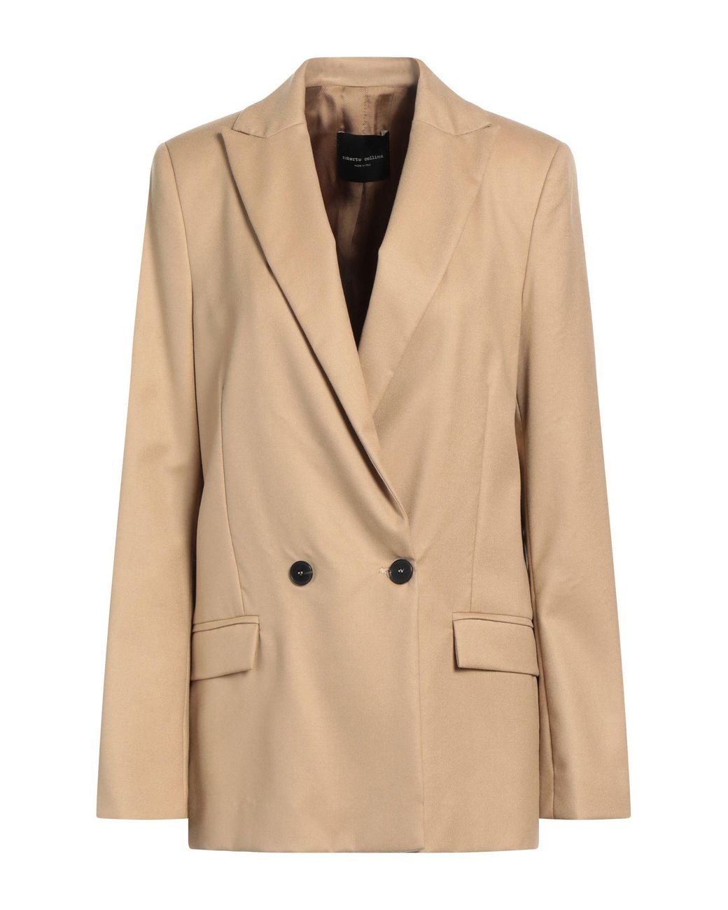 camel wool blazer