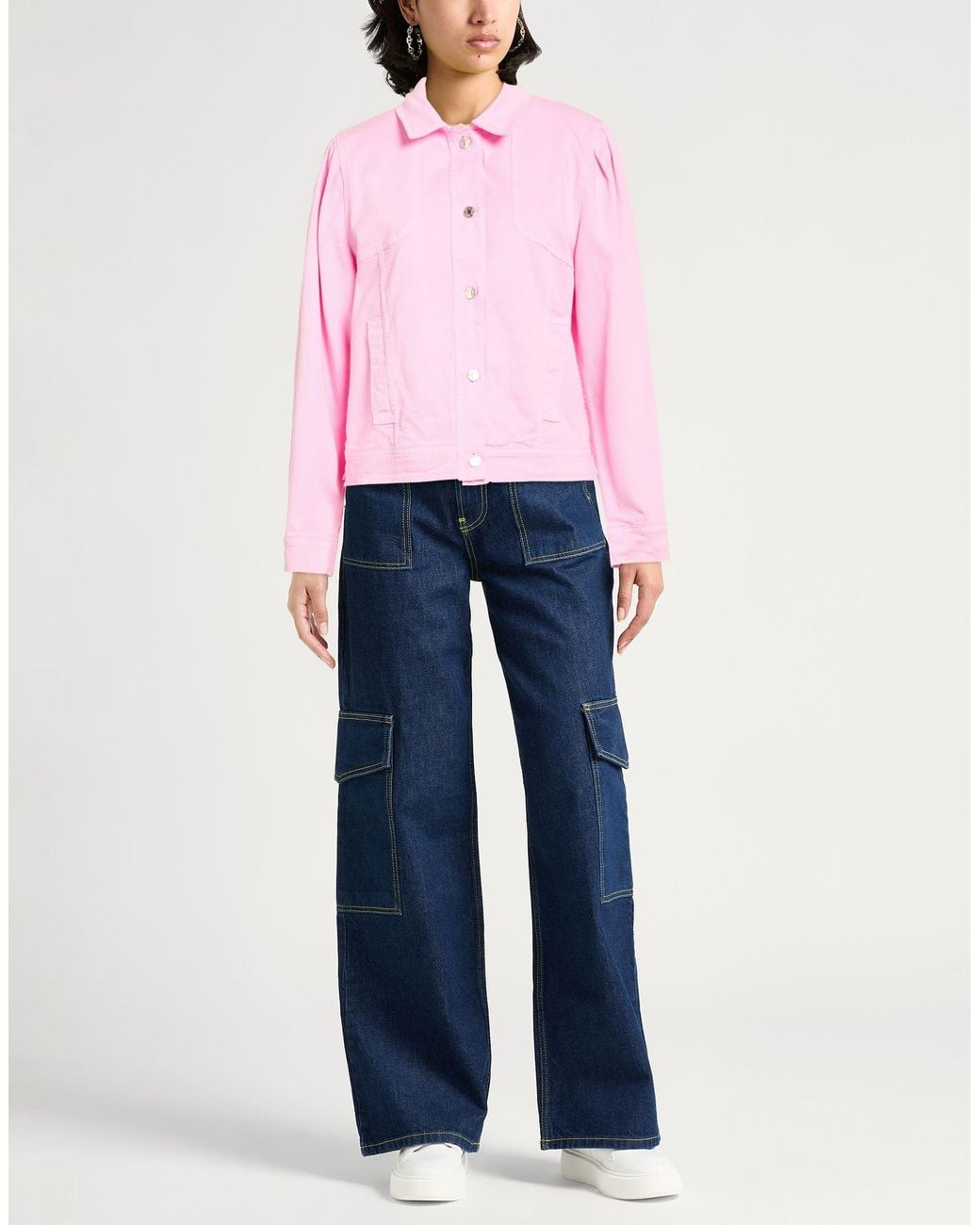Grifoni Pink Jacket Cotton, Elastane