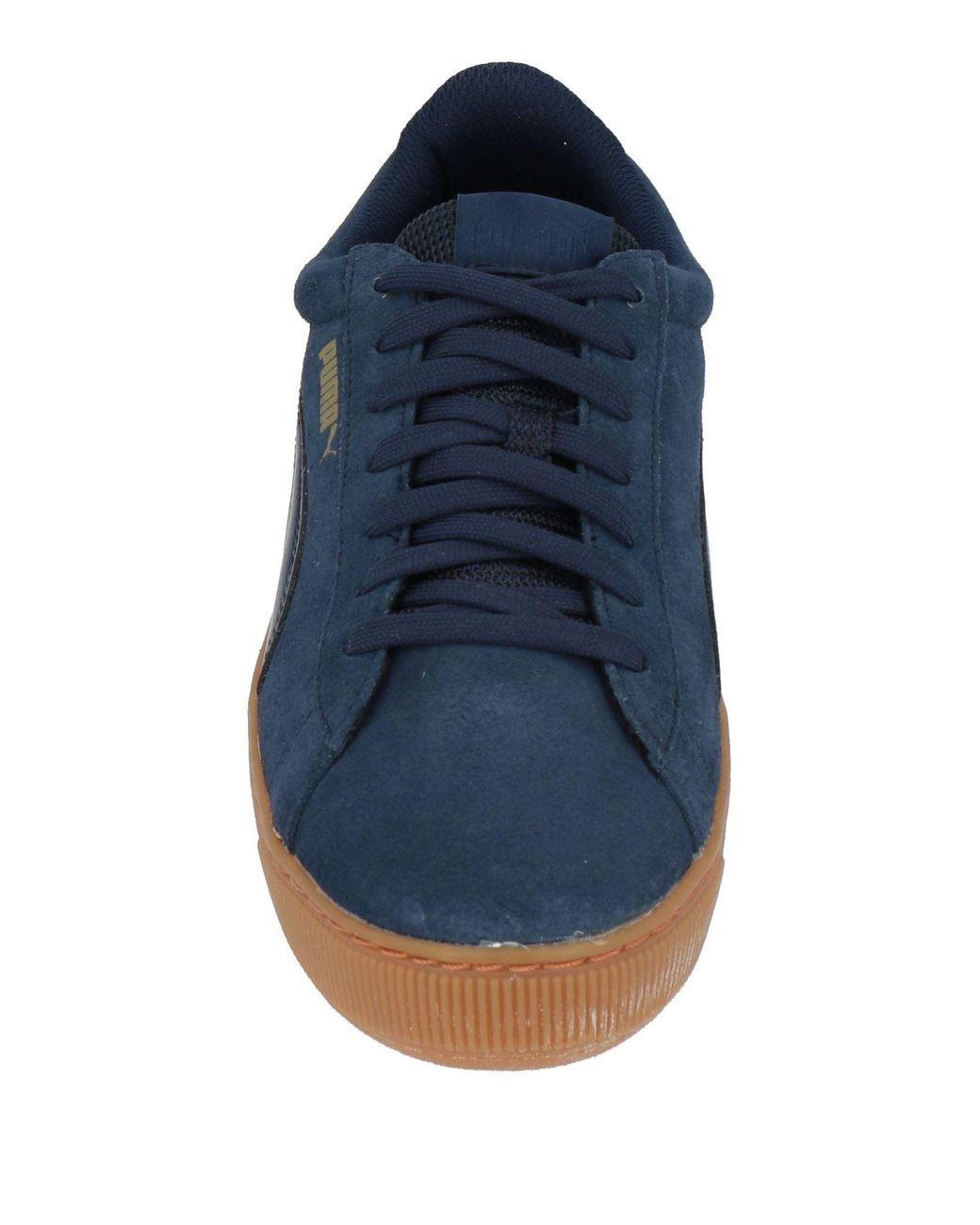 PUMA Blue Sneakers Cowhide