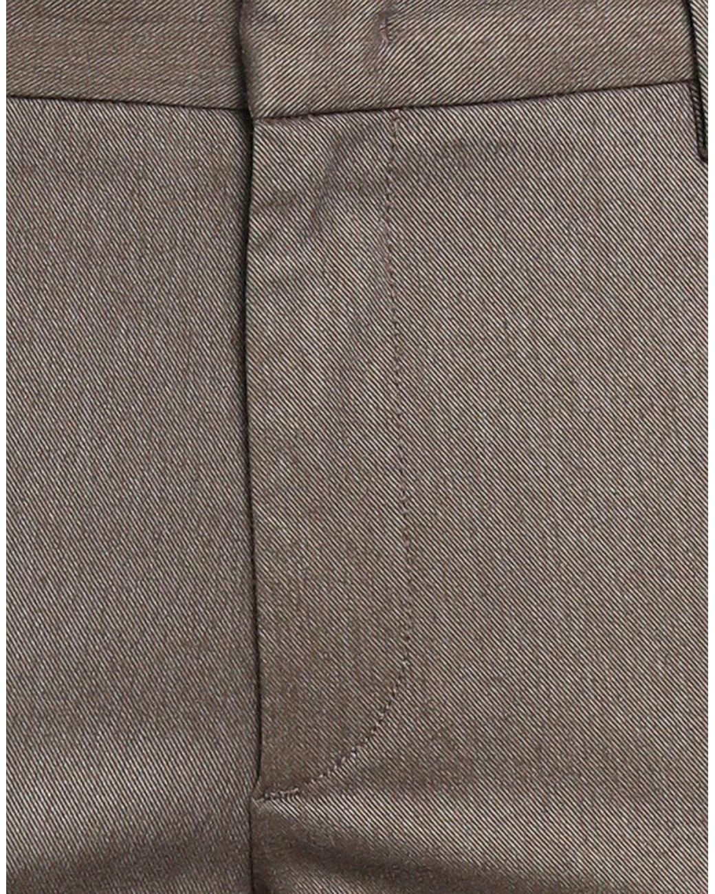 Boss Gray Khaki Pants Cotton, Polyester, Elastane for men
