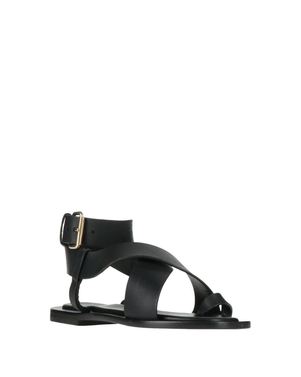 Mansur Gavriel Black Thong Sandal