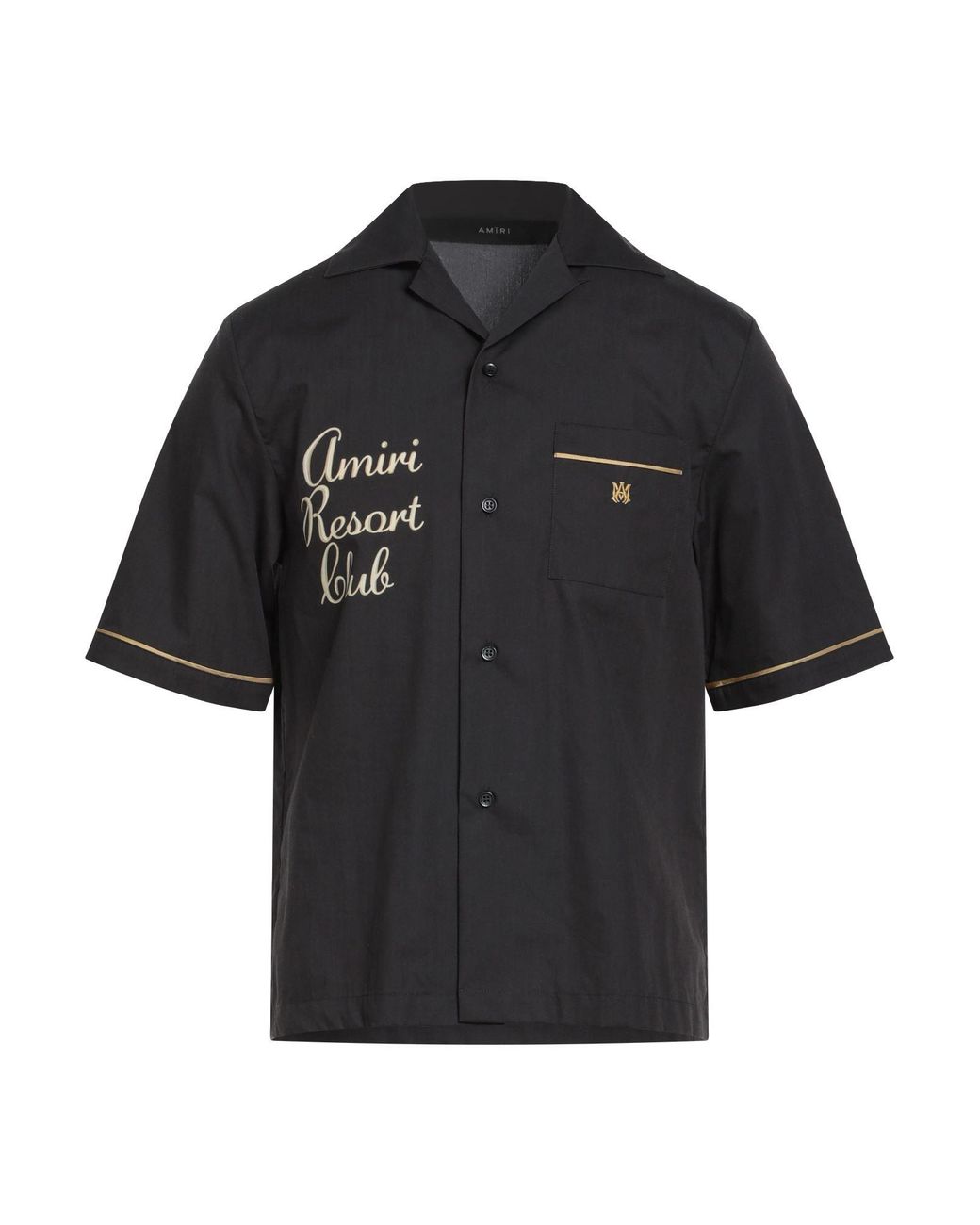 Amiri Black Shirt Cotton for men