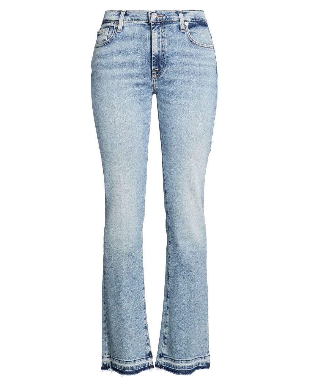 7 For All Mankind Blue Jeans Cotton, Modal, Elastomultiester, Elastane