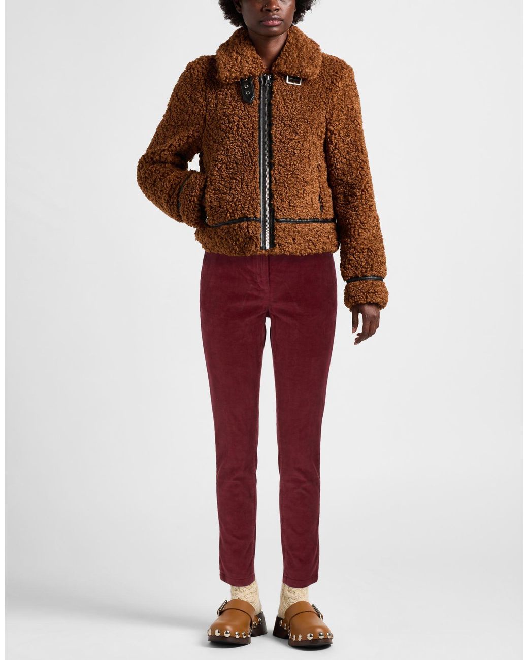 Jacob Cohen Red Pants Cotton, Elastane