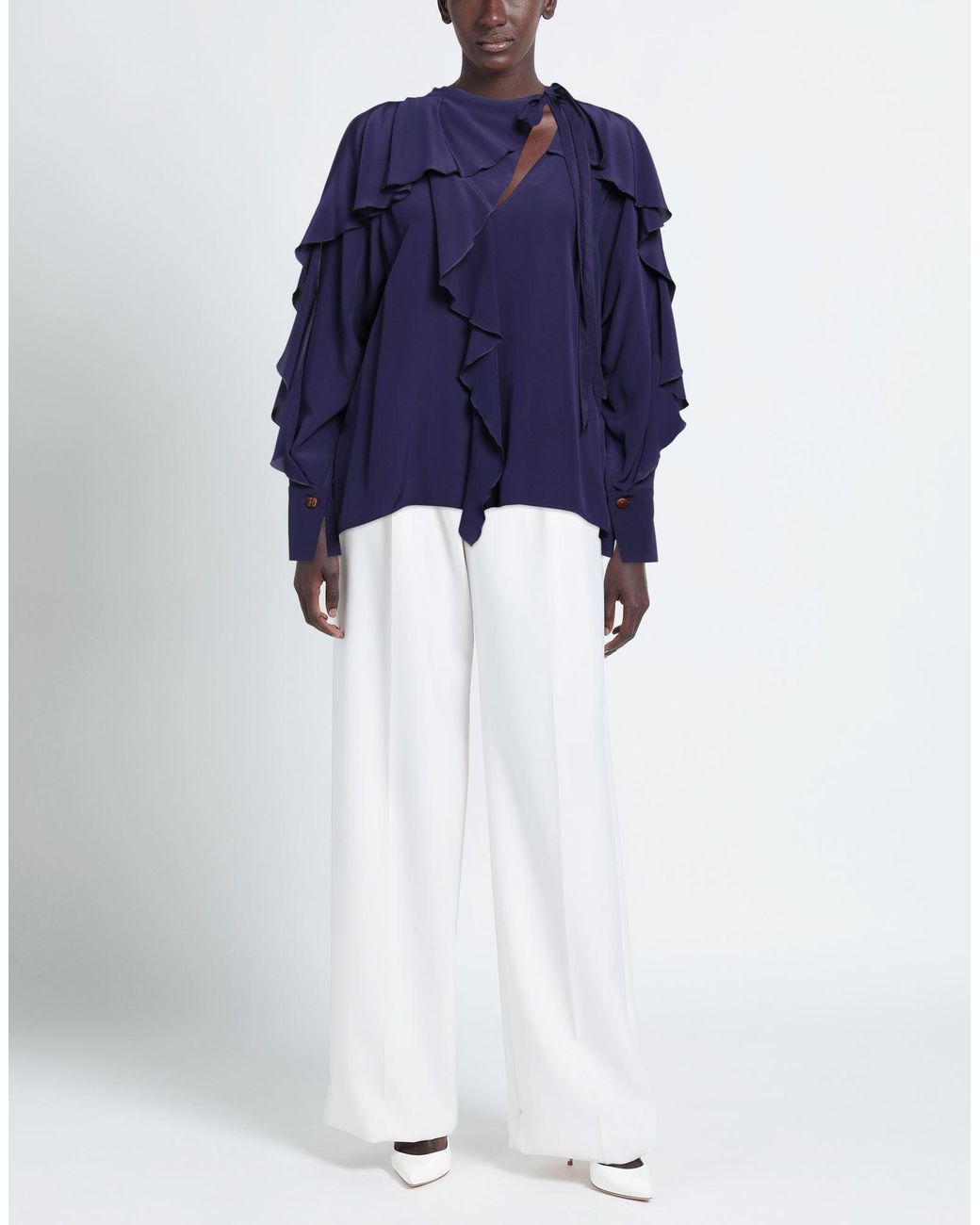 Victoria Beckham Blue Top