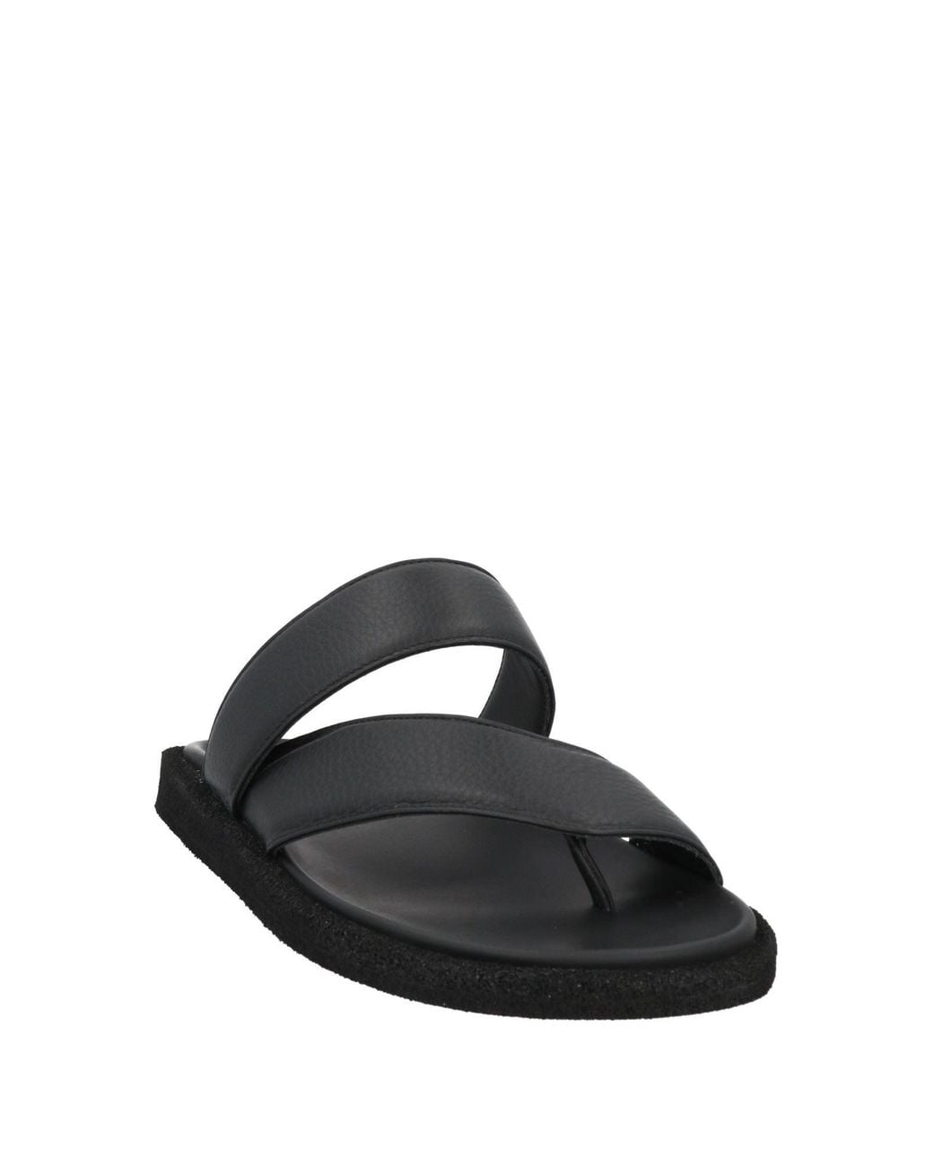 Officine Creative Black Thong Sandal for men