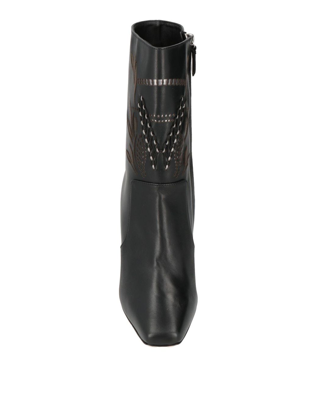 Alberta Ferretti Black Ankle Boots