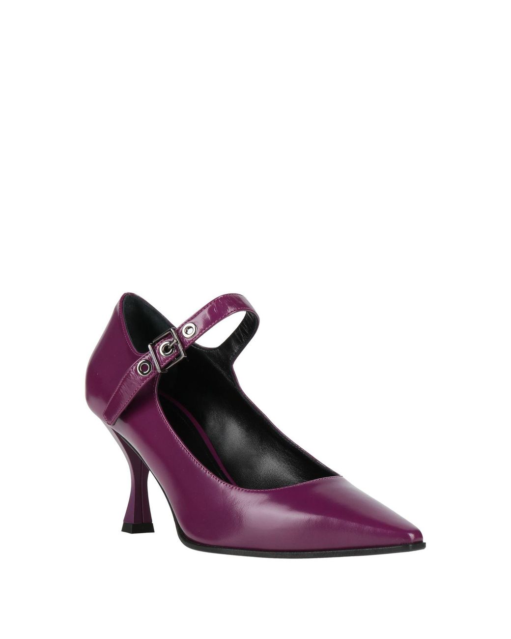 The Seller Purple Pumps Leather