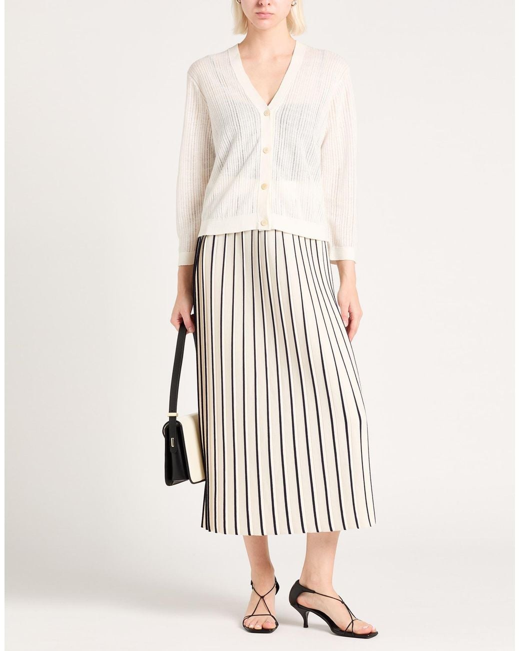 Theory White Cardigan