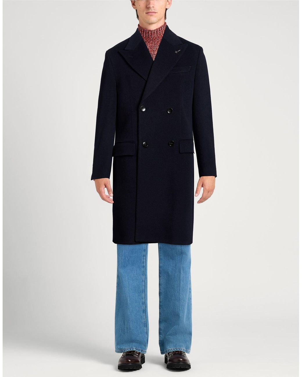 Paoloni Blue Coat for men
