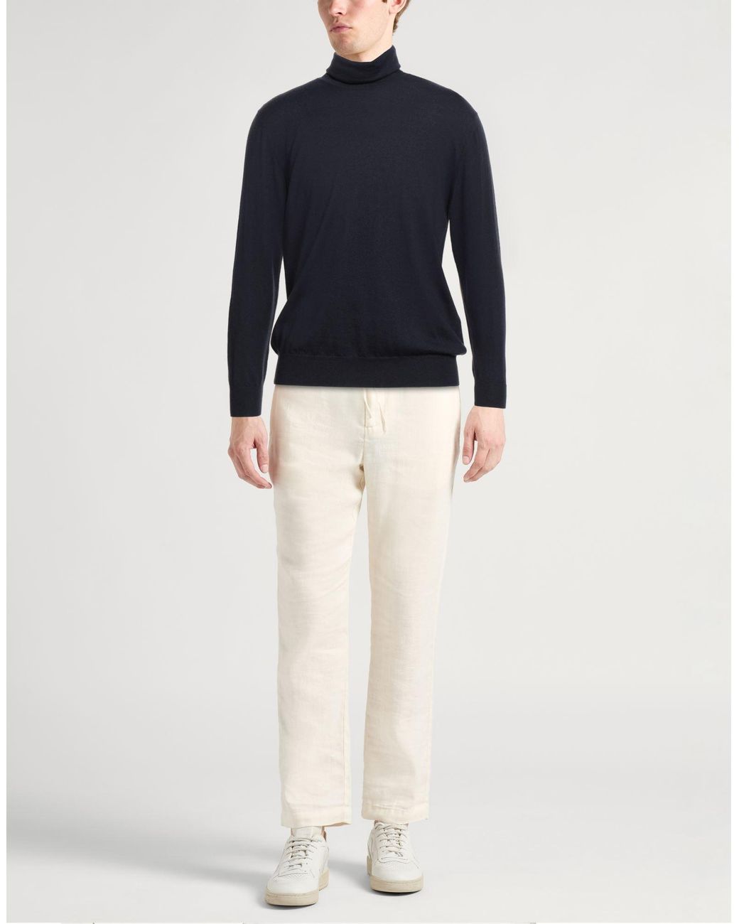 Boglioli Blue Turtleneck for men