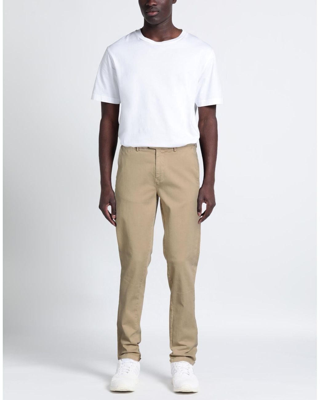 Tramarossa Natural Sand Jeans Cotton, Polyamide, Elastane for men
