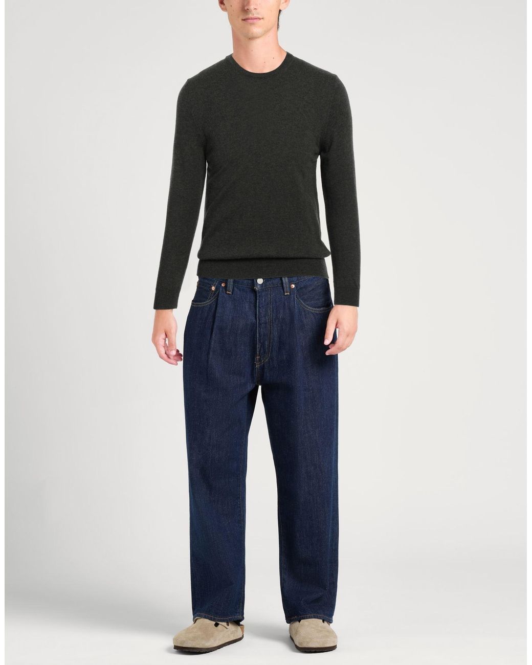 Kangra Black Sweater Wool for men