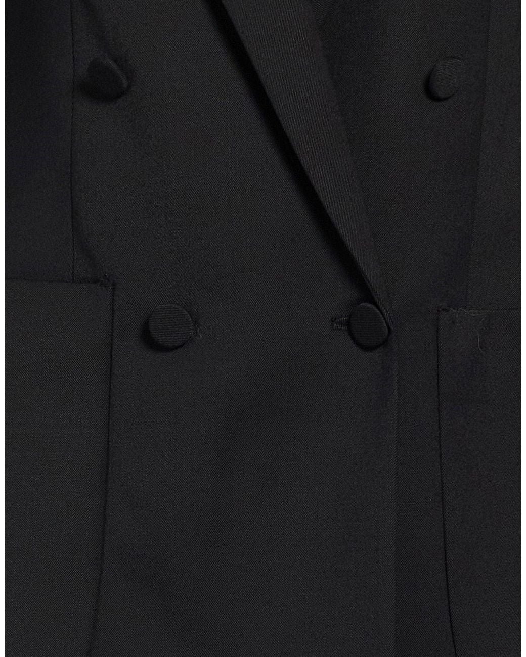 Grifoni Black Blazer Polyester, Virgin Wool, Elastane