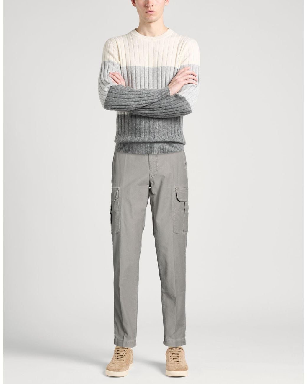 Incotex Gray Trouser for men