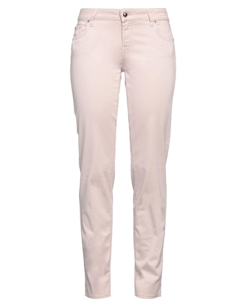 Jacob Cohen Pink Jeans Lyocell, Cotton, Elastane