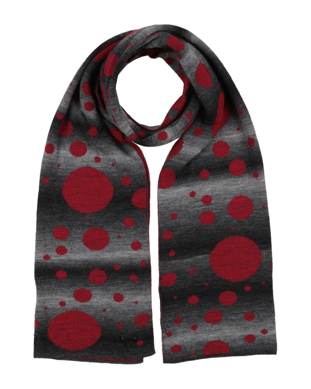 Daniele Alessandrini Red Scarf Acrylic, Wool, Viscose for men