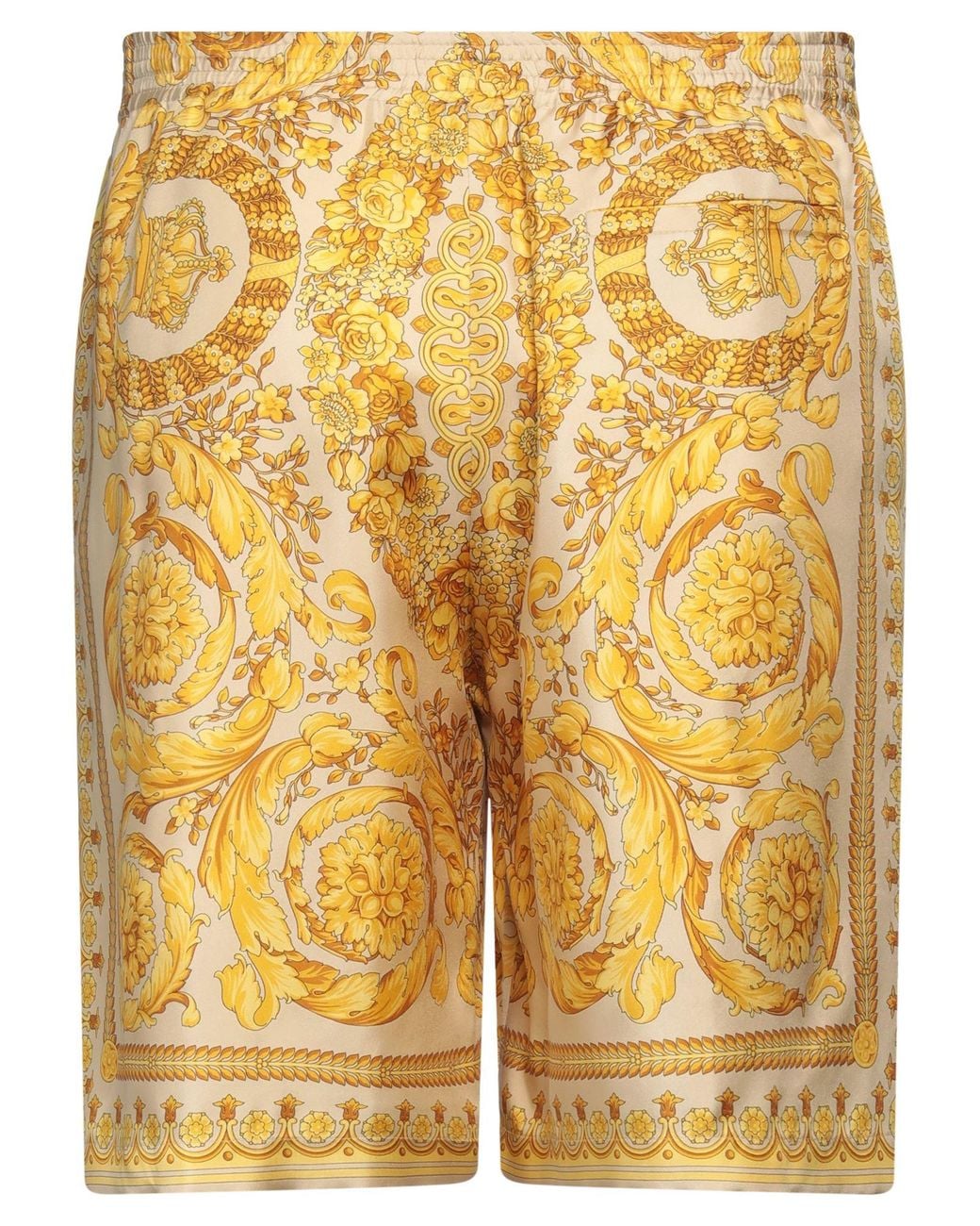 Versace Yellow Shorts & Bermuda Shorts for men