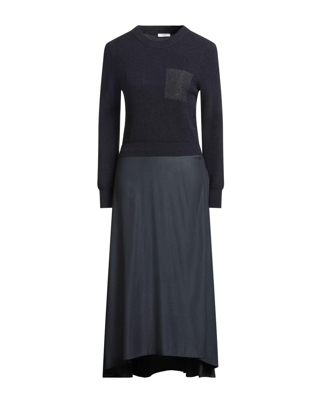 Peserico Black Midi Dress