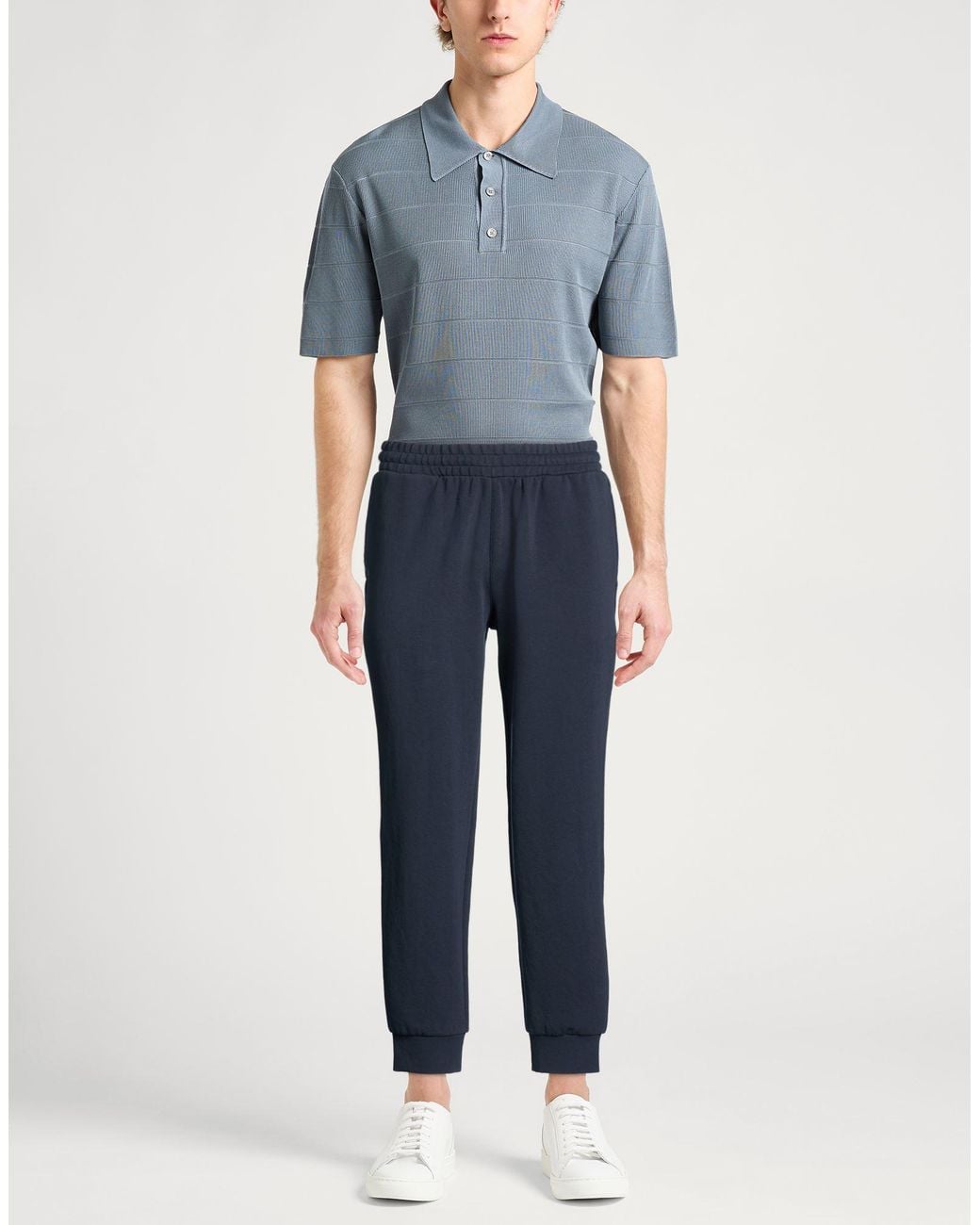 Emporio Armani Blue Trouser for men