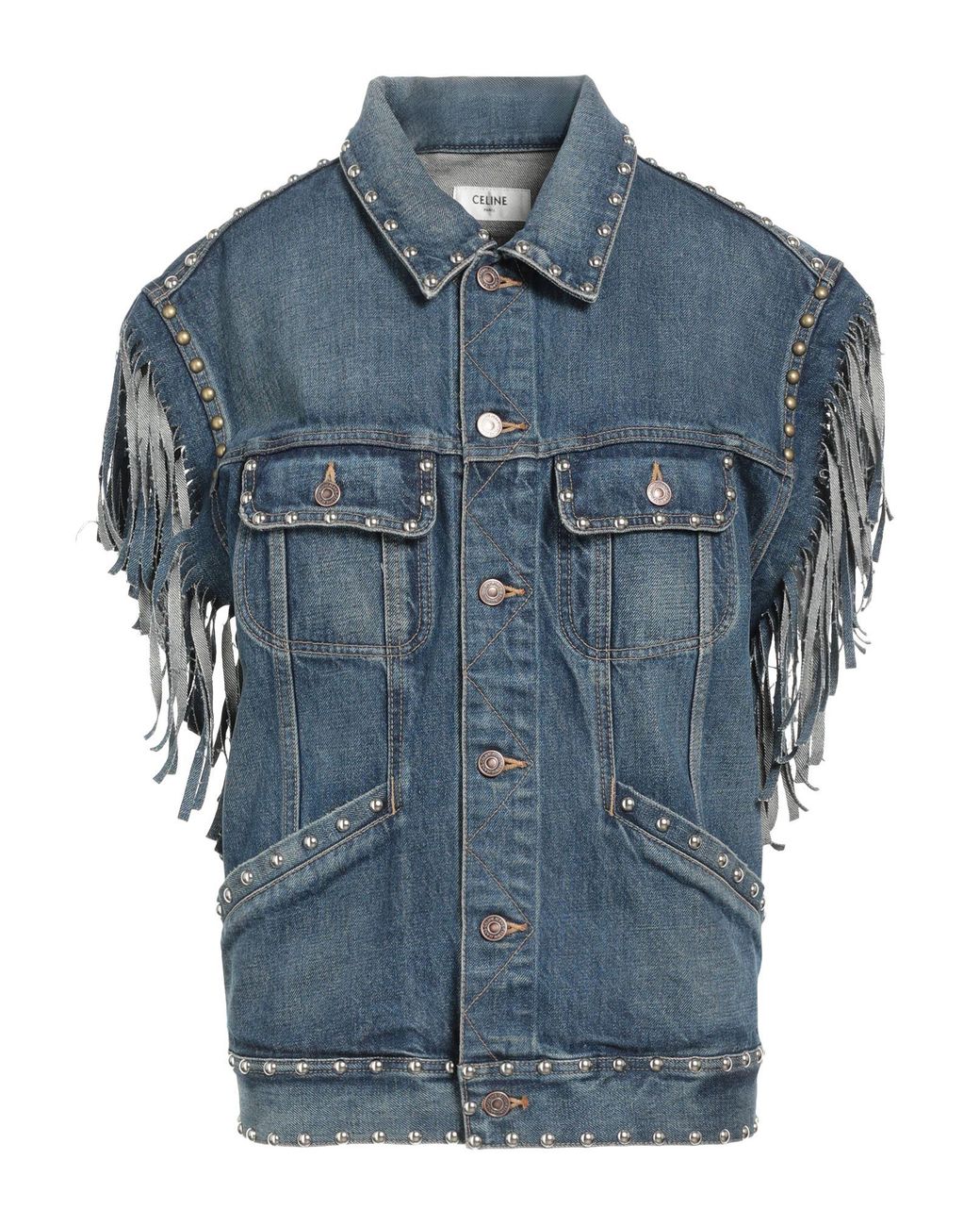 Céline Blue Denim Outerwear