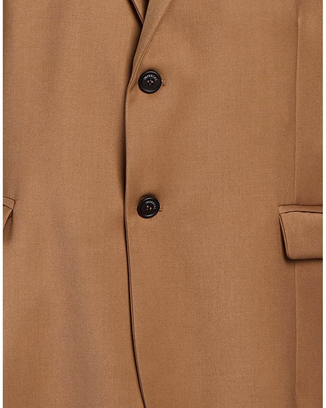 Imperial Brown Camel Blazer Polyester, Viscose, Elastane for men