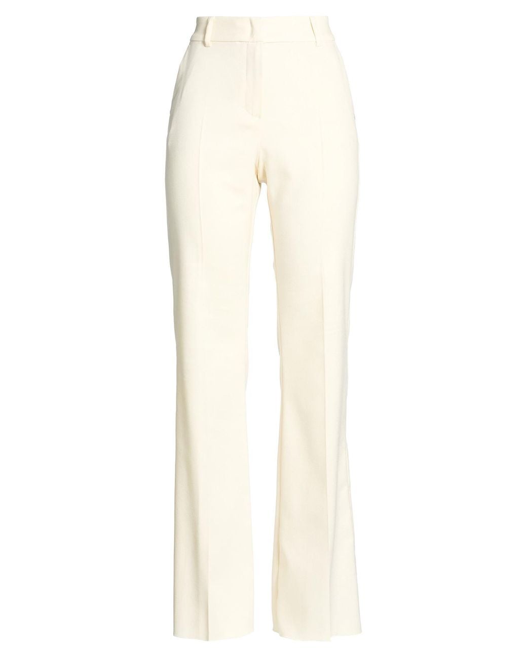 Pennyblack White Cream Pants Polyester, Viscose, Elastane