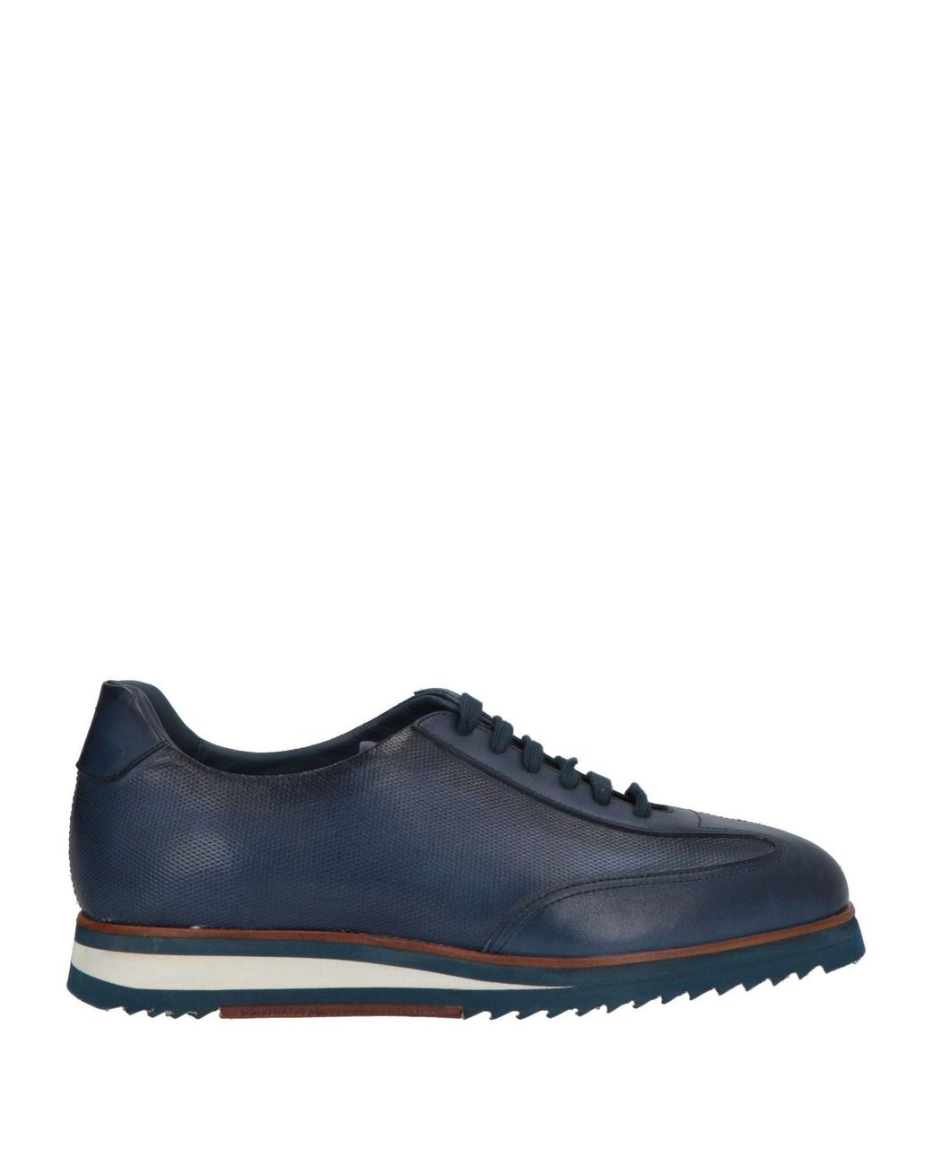 Sutor Mantellassi Blue Sneakers Leather for men