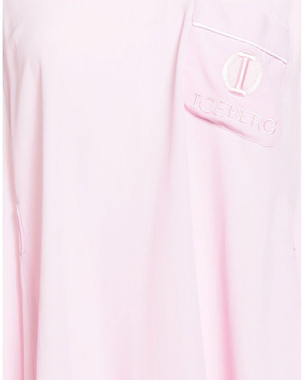 Iceberg Pink Top Acetate, Silk, Polyester