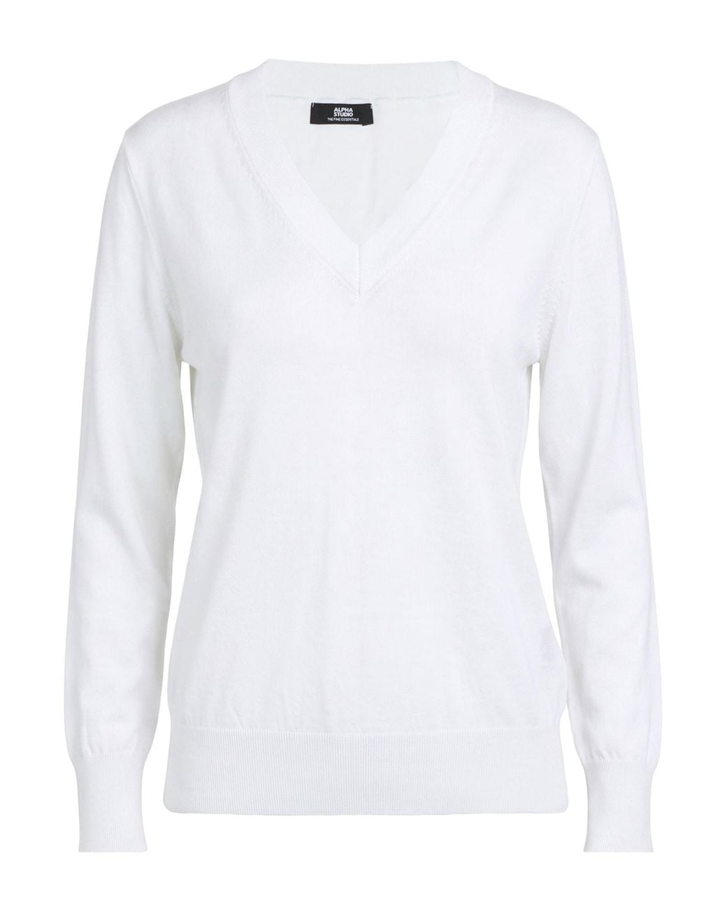 Pullover Alpha Studio de color White
