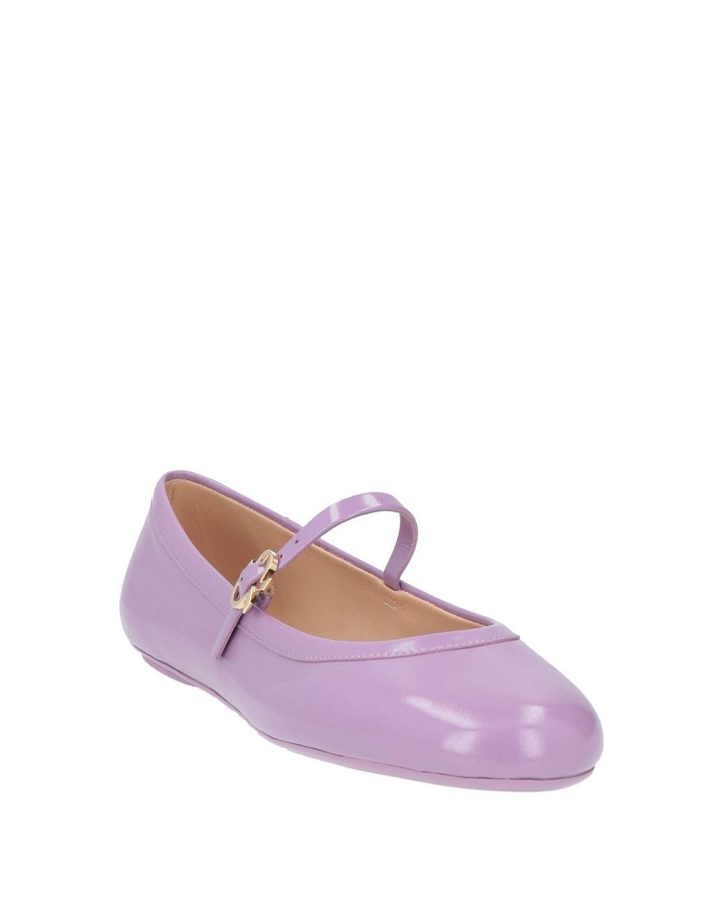 Gianvito Rossi Purple Ballet Flats
