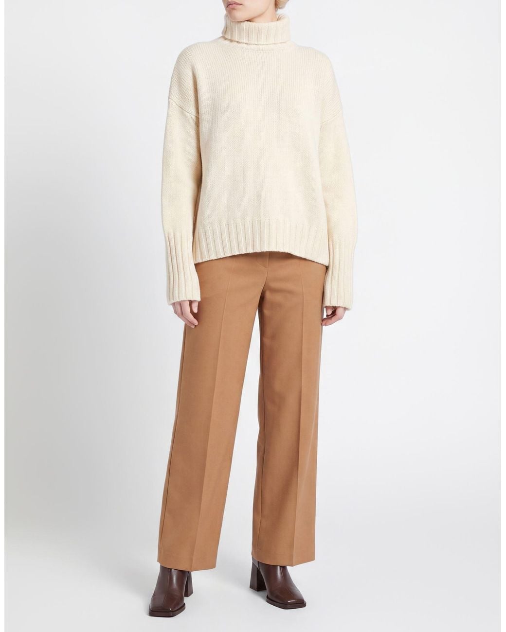 Aragona White Turtleneck