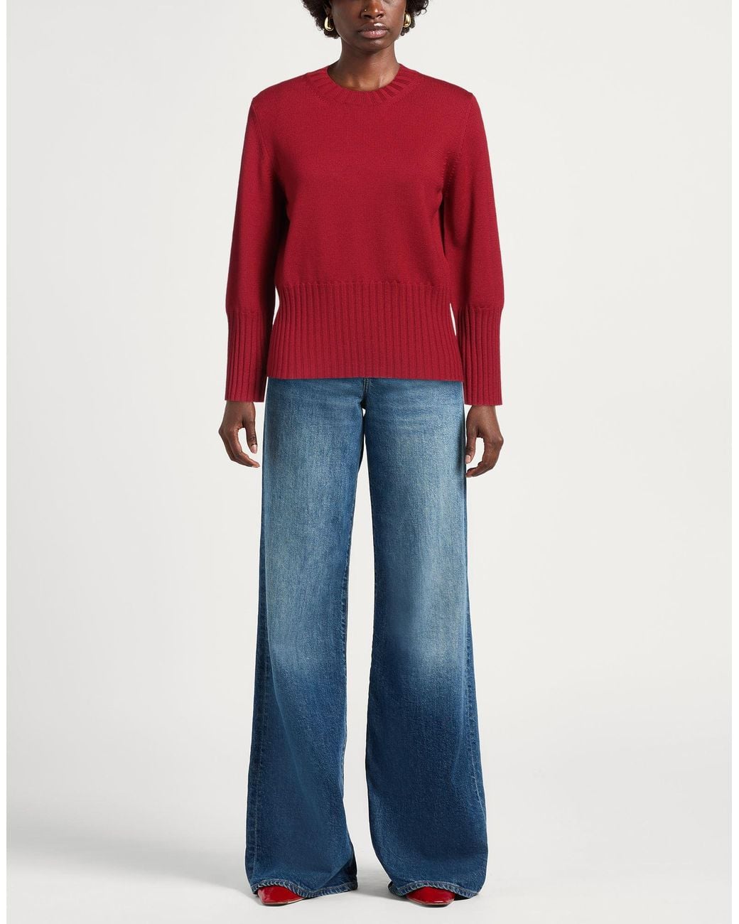 Alpha Studio Red Sweater
