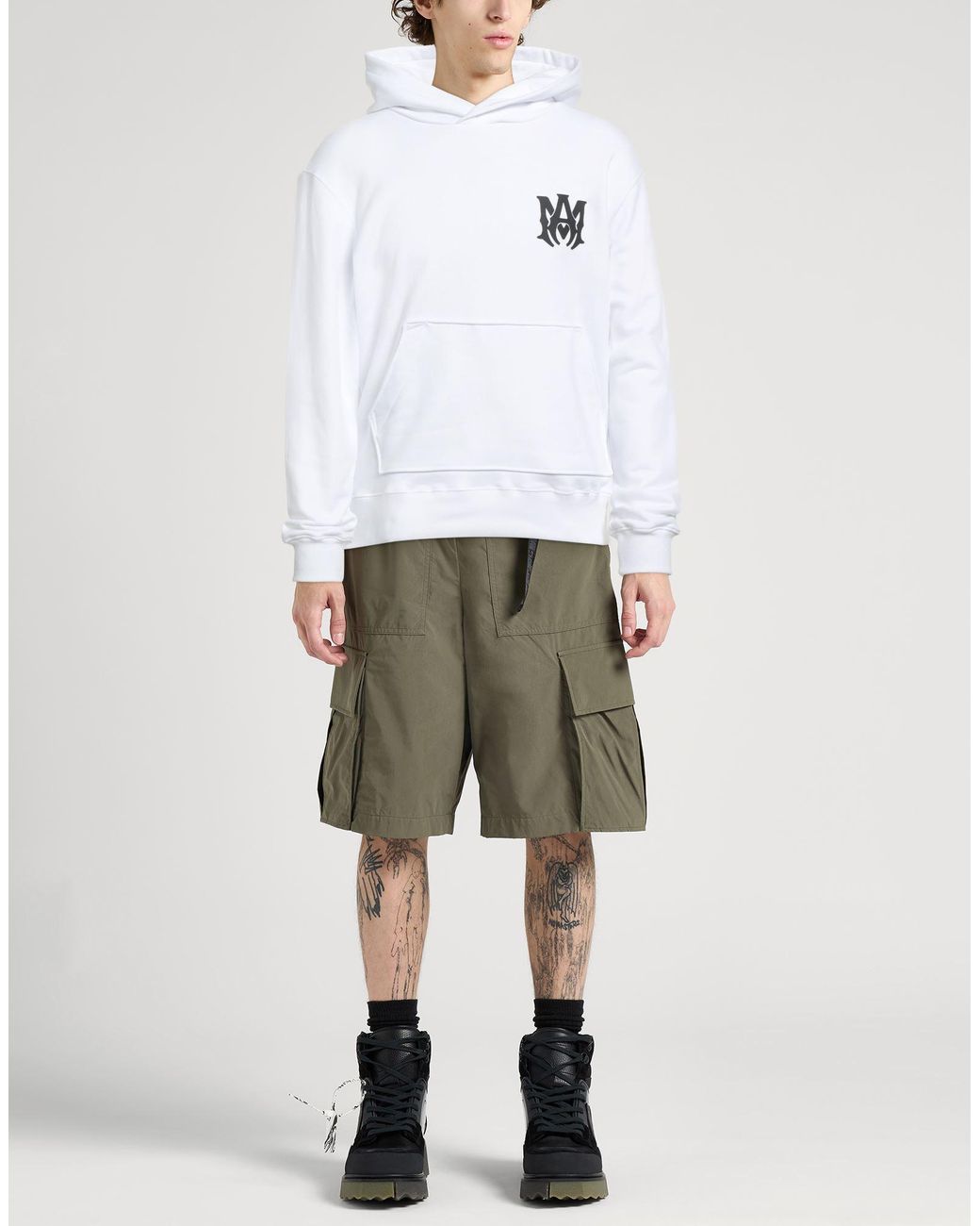 Amiri White Sweatshirt Cotton, Lyocell for men