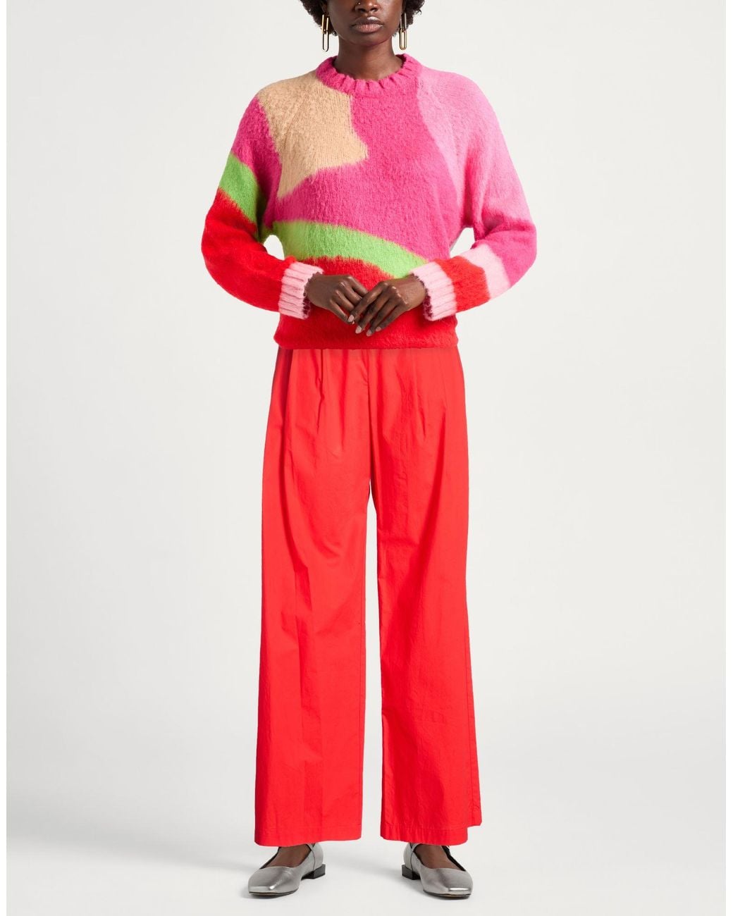 Momoní Red Pants Cotton