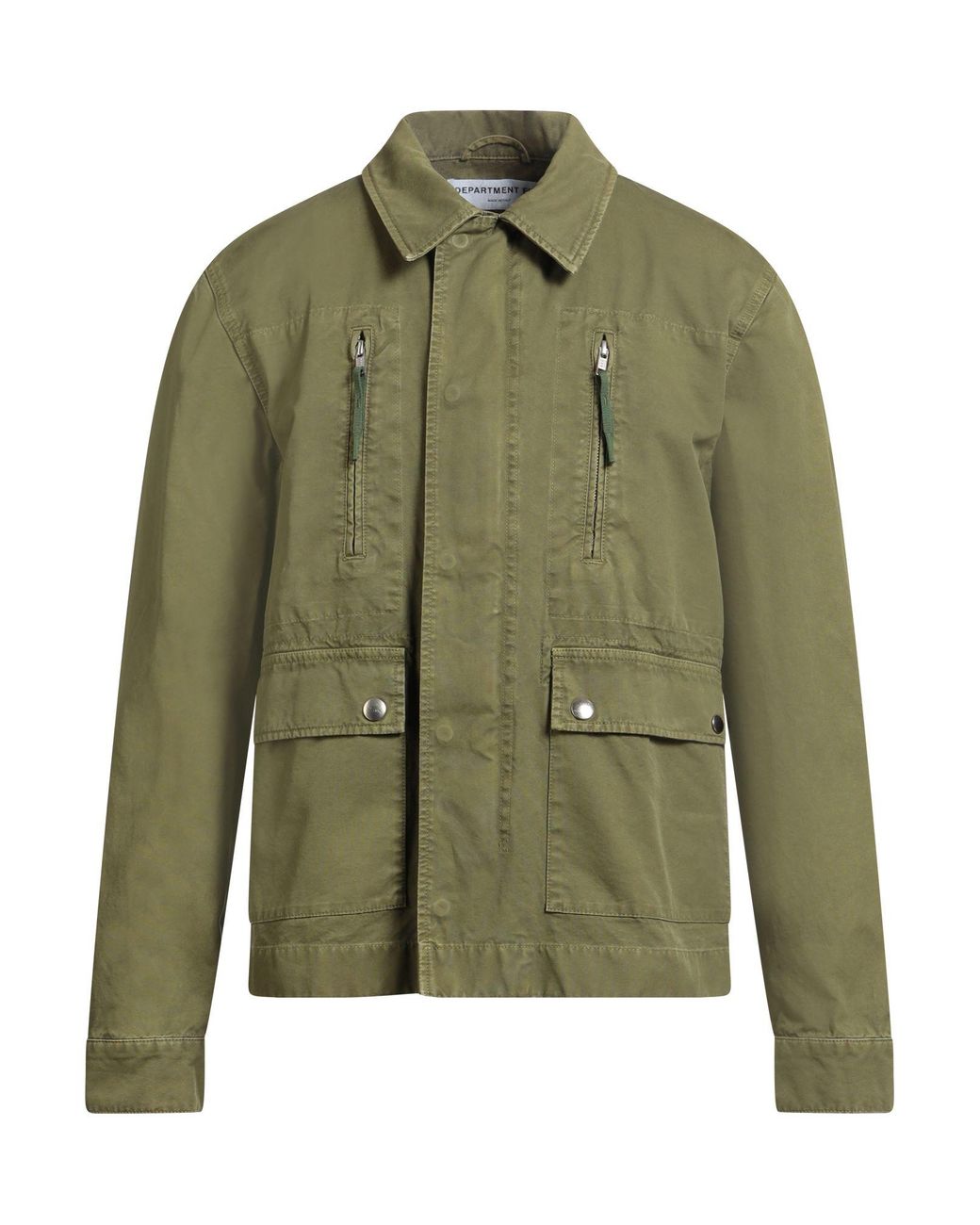 Department 5 Green Jacket Cotton for men