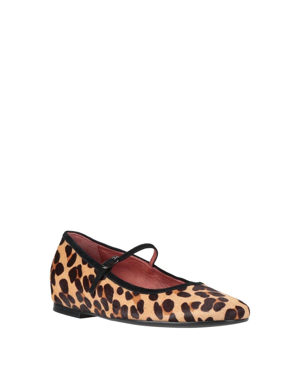 LORENA PAGGI Brown Ballet Flats Leather