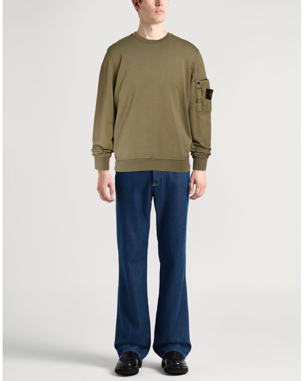 Sudadera Stone Island de hombre de color Green