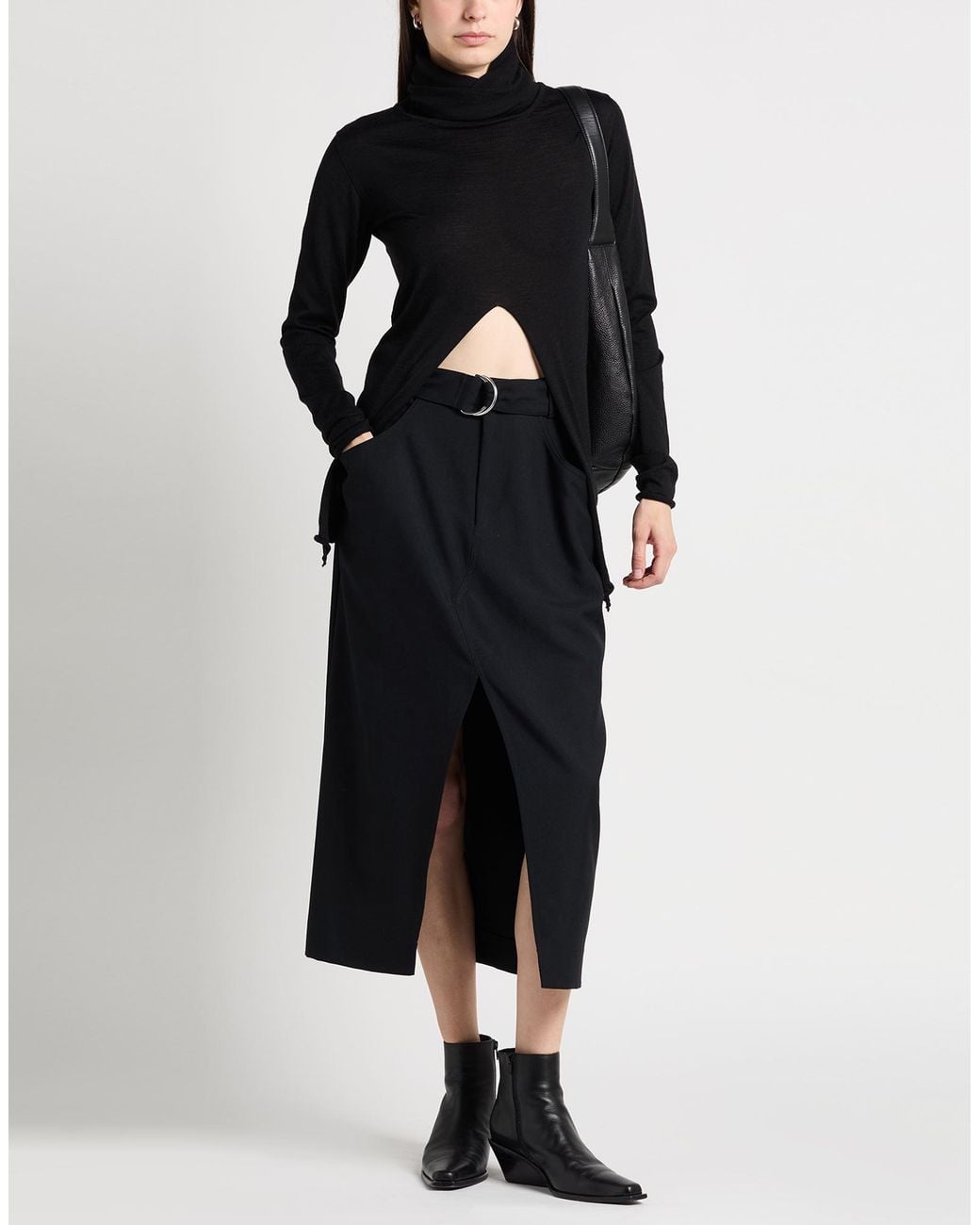 Isabel Benenato Black Turtleneck