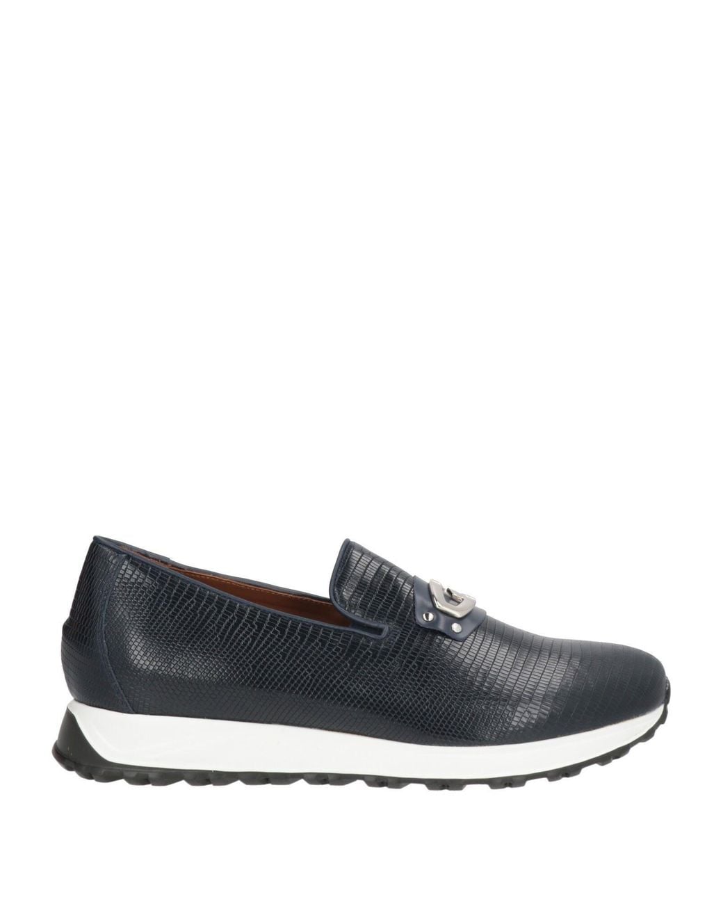 Giovanni Conti Gray Midnight Loafers Leather for men