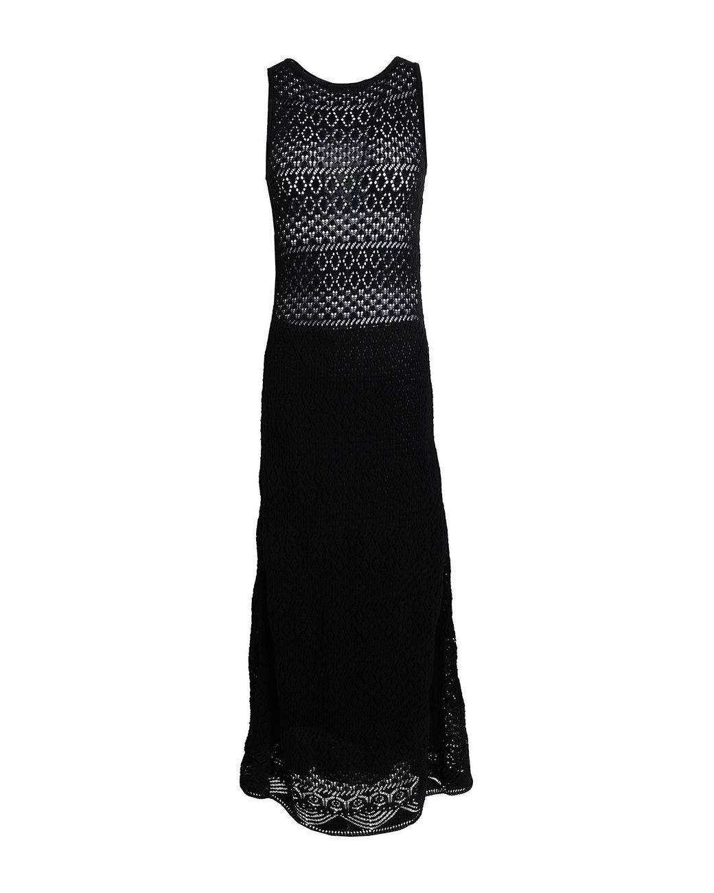MAX&Co. Black Mach Maxi Dress Cotton