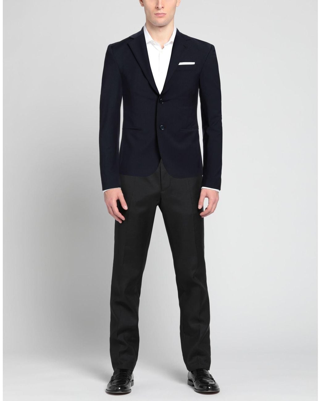 Daniele Alessandrini Blue Blazer for men
