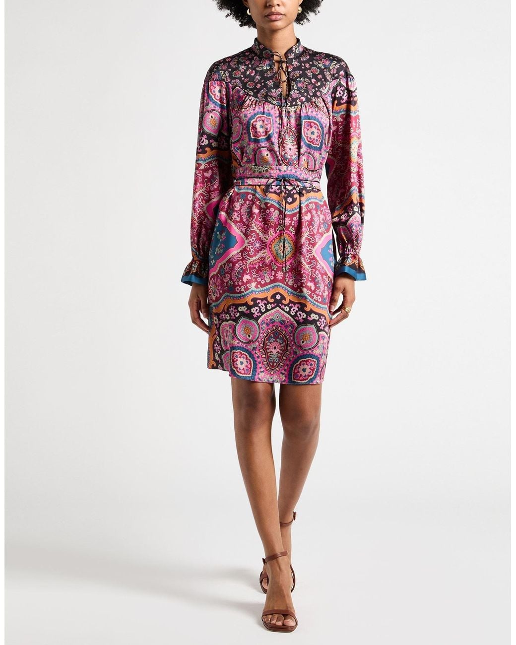 Nenette Multicolor Mini Dress