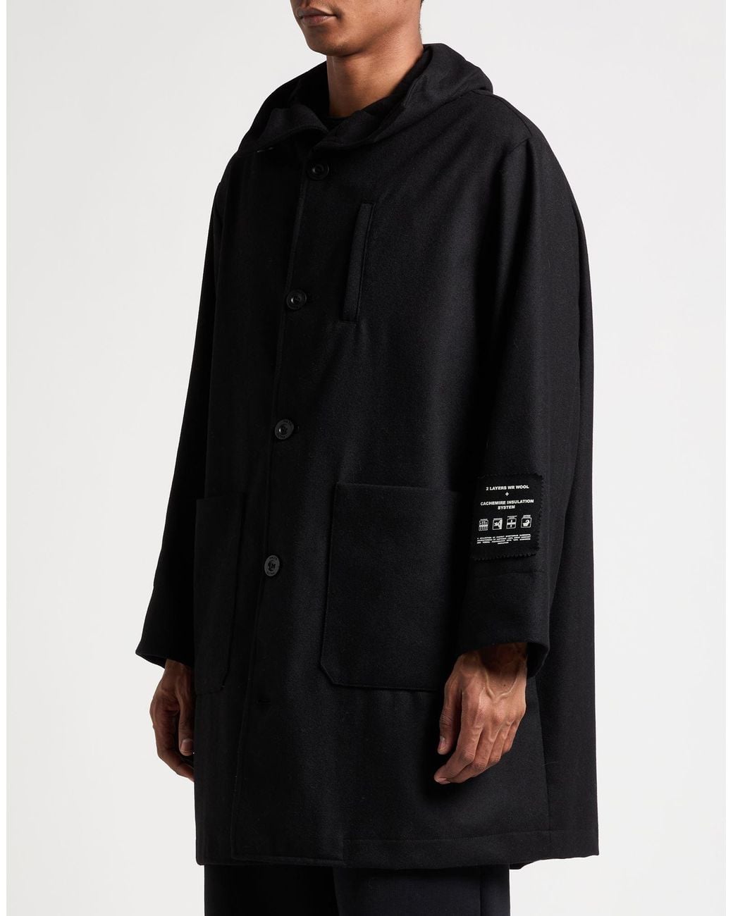 Paltò Black Coat for men