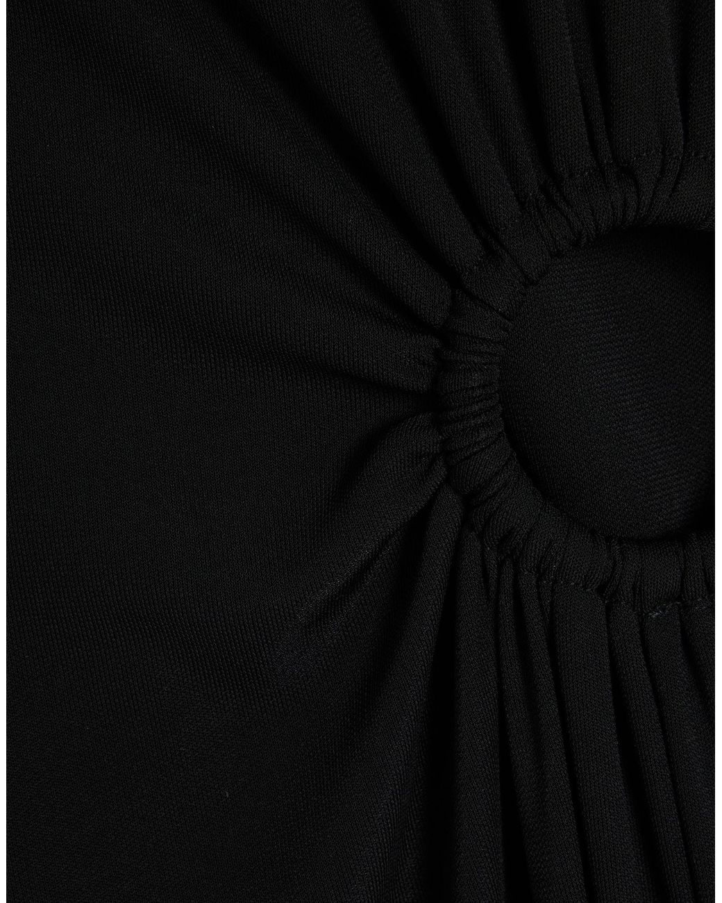 OVER/D Black Maxi Dress Polyester, Elastane
