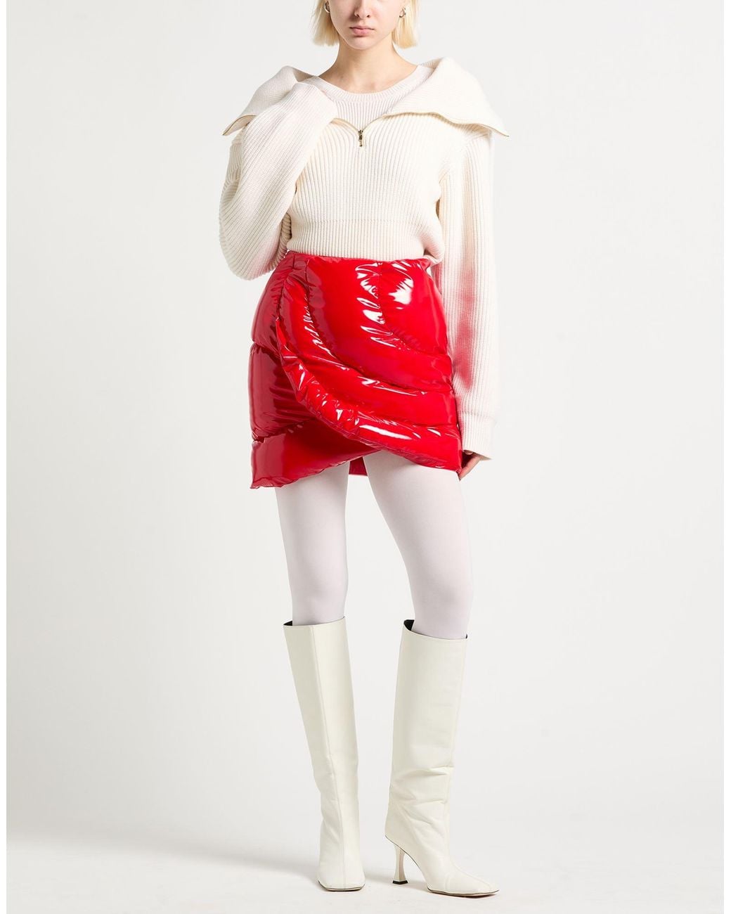 Dolce & Gabbana Red Mini Skirts