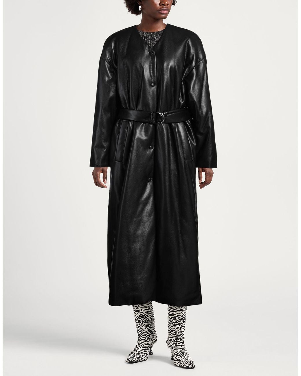 Abrigo Nanushka de color Black