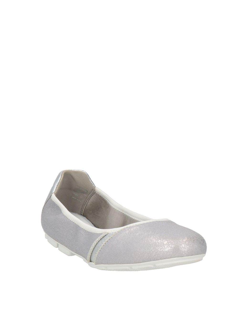 Hogan White Ballet Flats